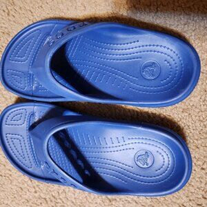 New Crocs Blue Sandals Size J1